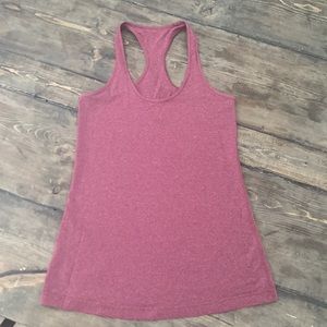 Lululemon Luon Heathered Red Cool Racerback